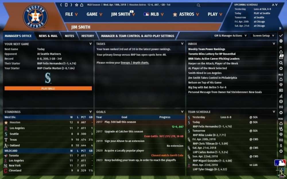 OOTP's This Week In Perfect Team, Featuring Astros Pitcher Lance McCullers,  Jr. - Operation Sports