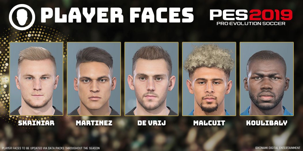 PES 2019: Real team and Player names