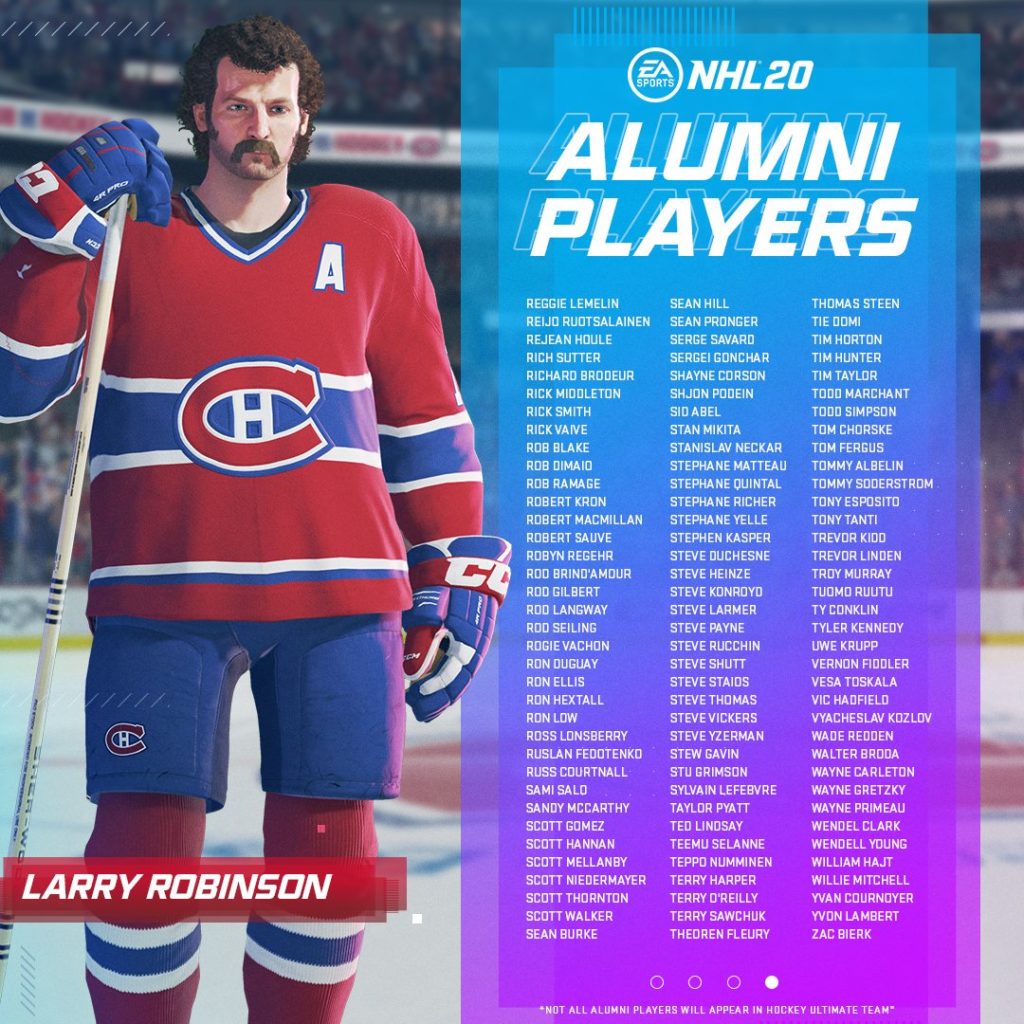 NHL 20 Will Feature 33 Playable Alumni 