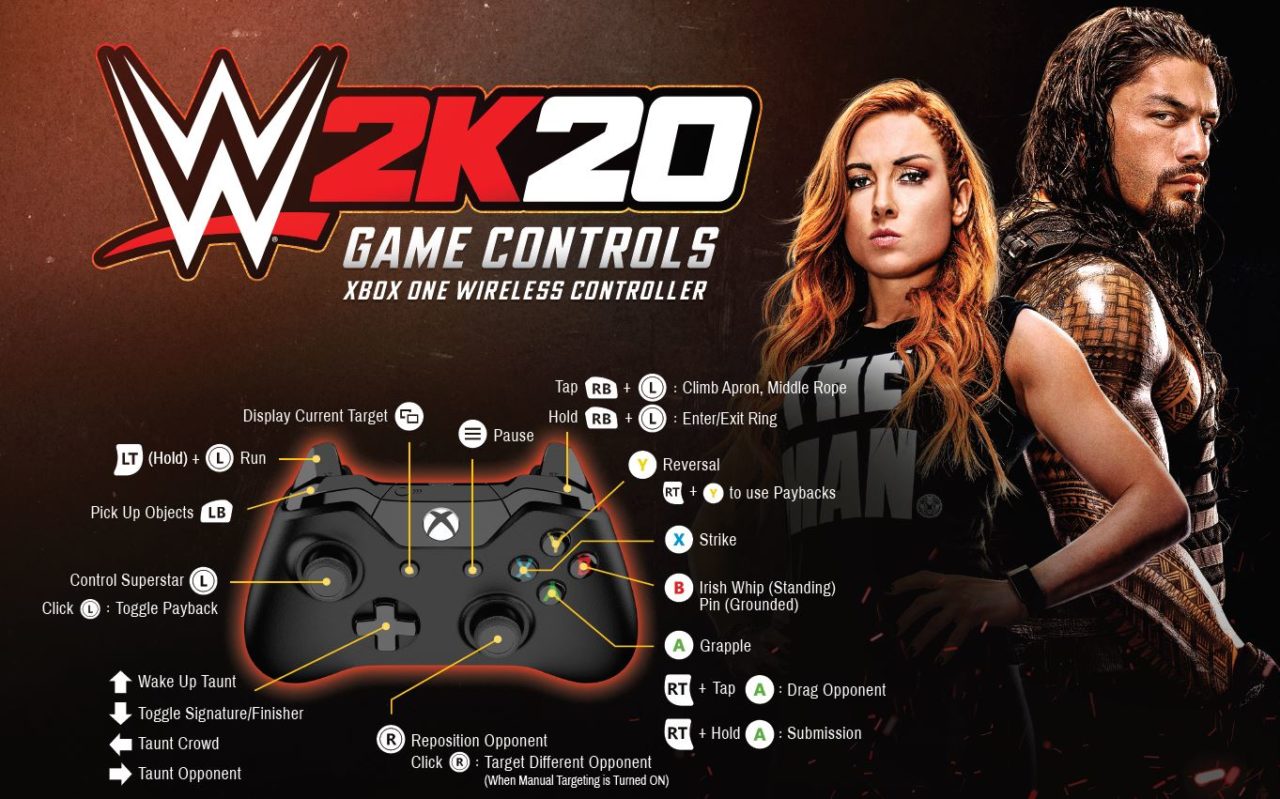 Vader Rusteloosheid Fascinerend WWE 2K20 Controls Guide Revealed (Xbox One, PlayStation 4) - Operation  Sports