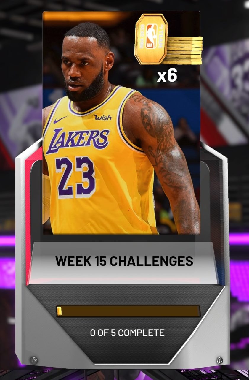 NBA 2K20 MyTeam week 16 challenges