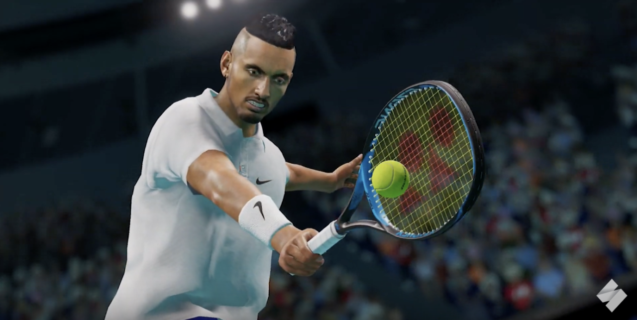 AO Tennis 2 Gameplay Videos - Kyrgios vs