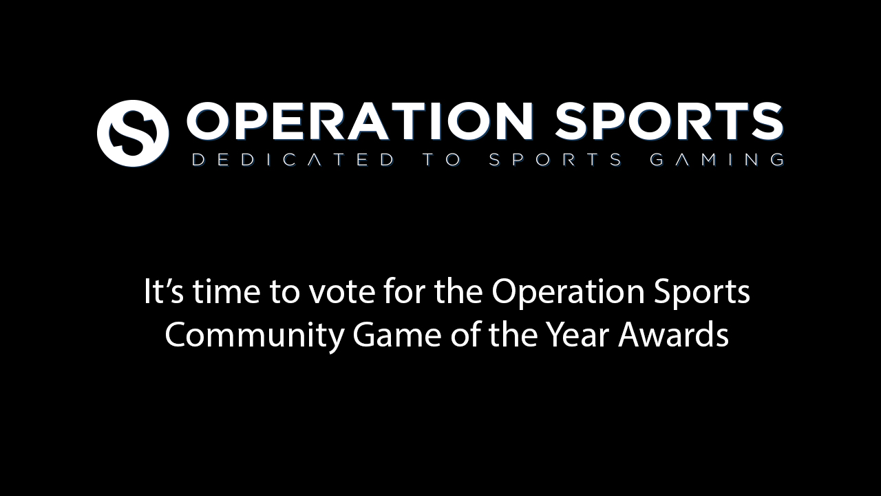 2022 Operation Sports Community Game Of The Year Voting Begins
