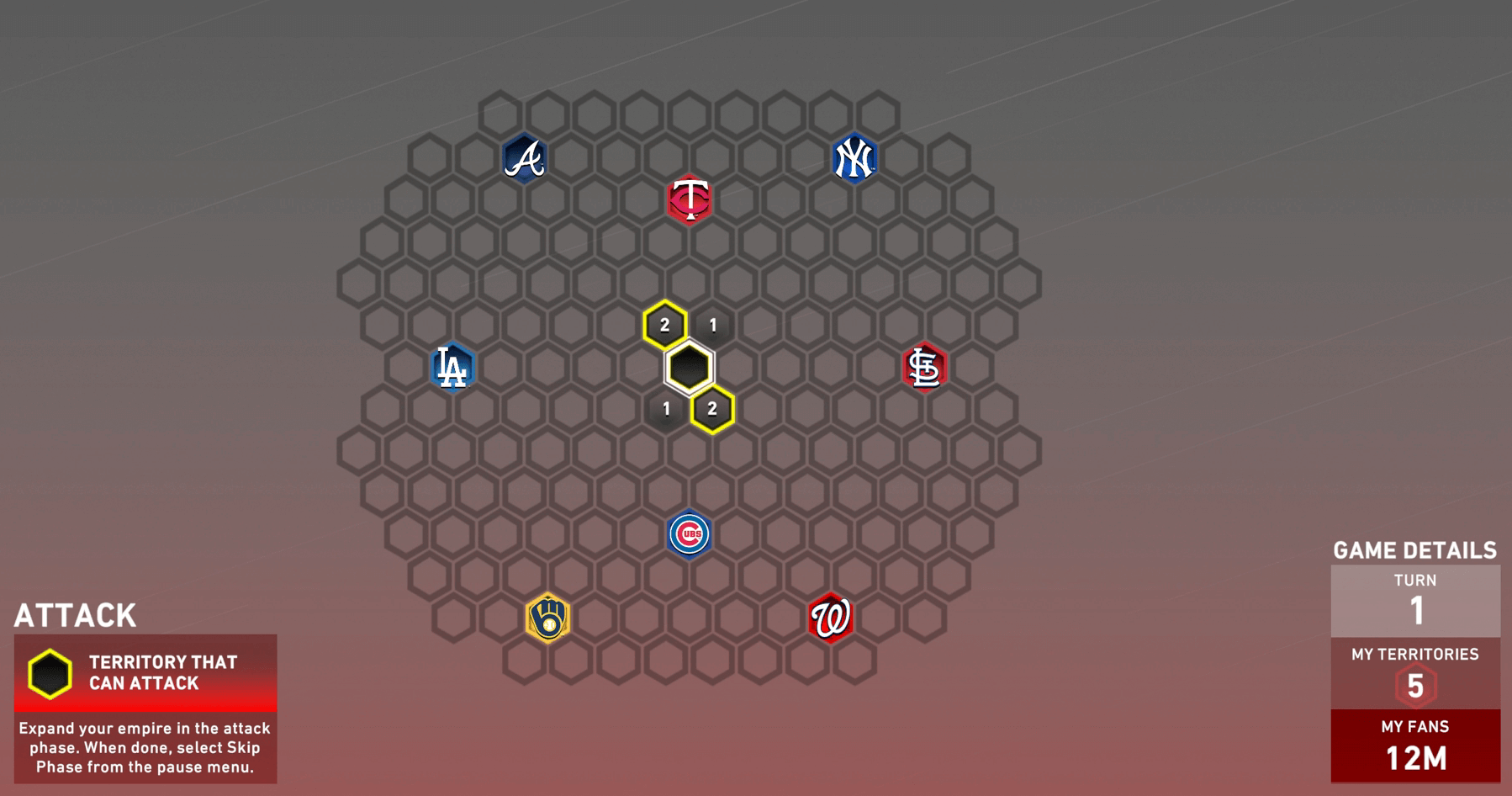 diamond dynasty first inning program conquest map