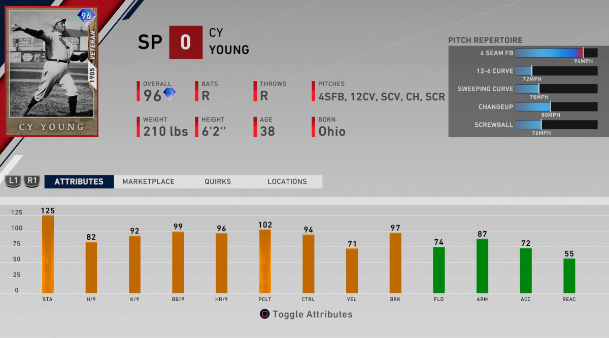 mlb the show 20 headliners set 15 cy young