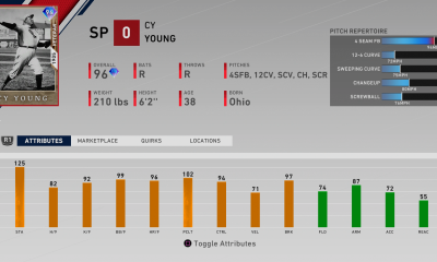 mlb the show 20 headliners set 15 cy young
