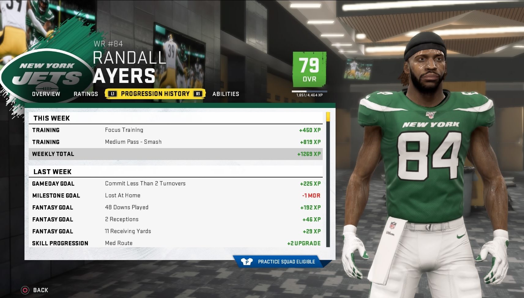 Madden progression system is wrong