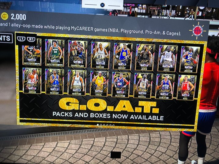 There is no reward for reaching GOAT at 2K20 Play now online? : r
