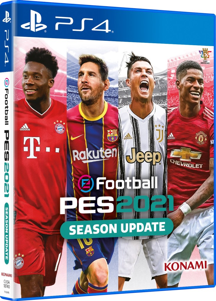 PES 2021 front cover features Cristiano Ronaldo AND Lionel Messi together  for first time alongside Man Utd ace Rashford