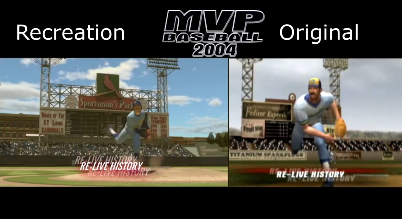 MVP Baseball 2004 Intro ReCreated in MLB The Show 20