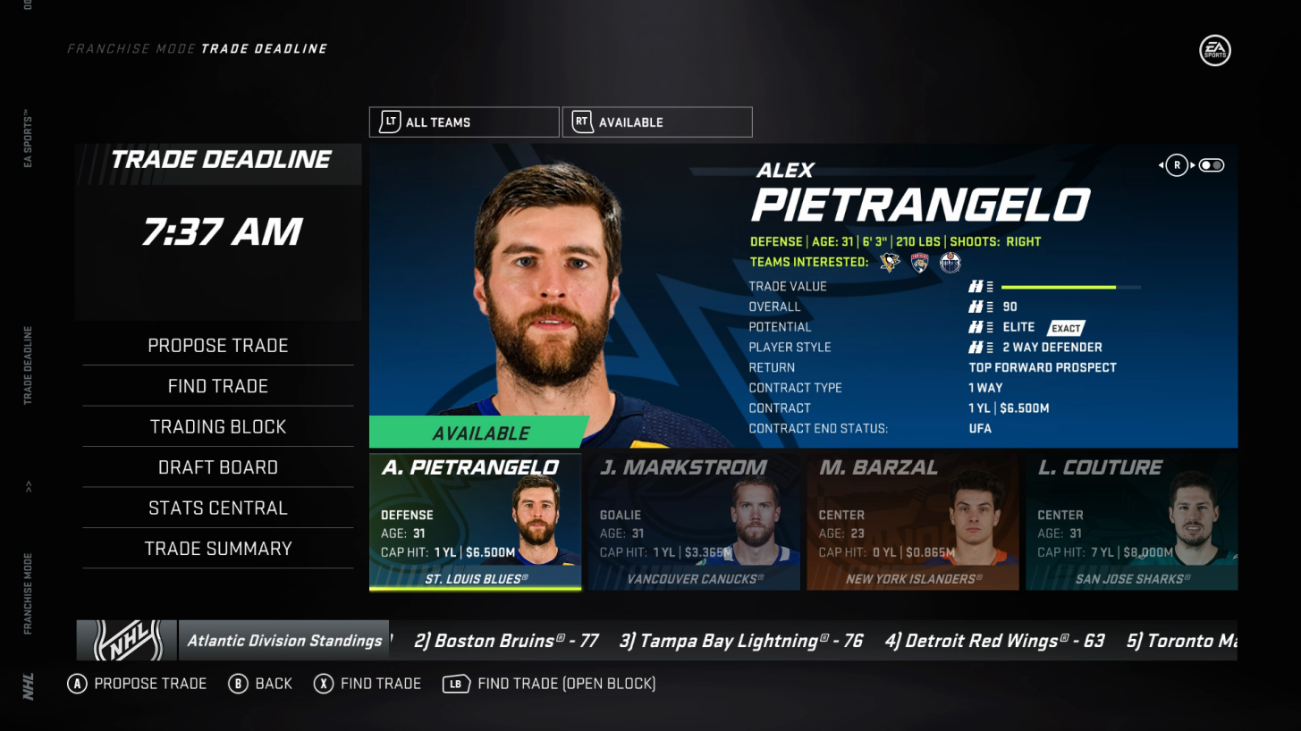 NHL 21 Roster Share Desperately Wanted