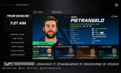 NHL 21 roster share feature