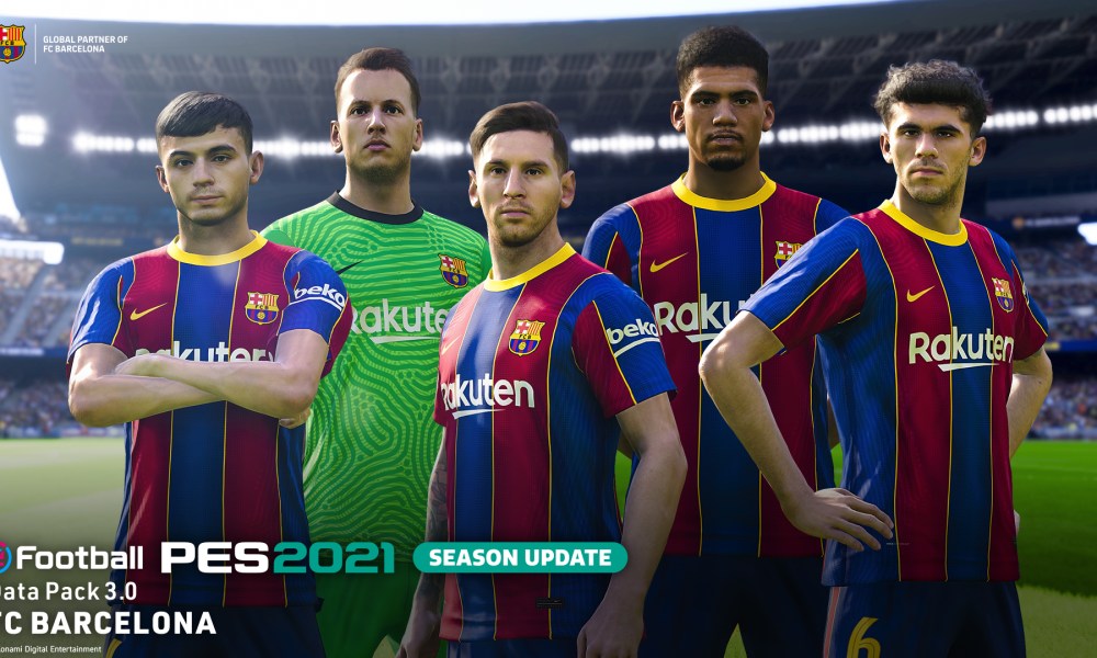 New players and the Barça third kit are now available in PES 2021