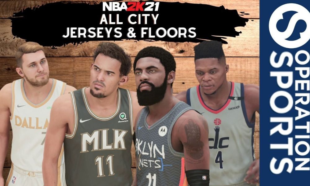 2020-21 Cleveland Court City Edition for NBA 2K21 & NBA 2K20 