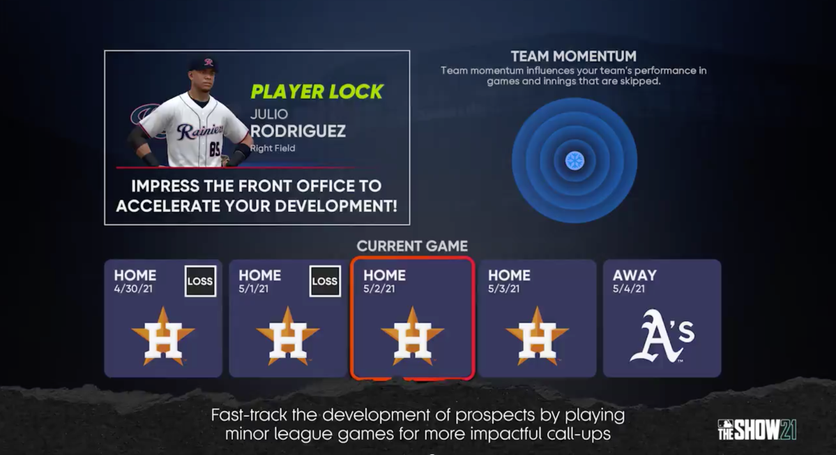 mlb the show 21 march to october