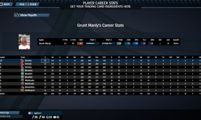Super Mega Baseball 3 Career Stats