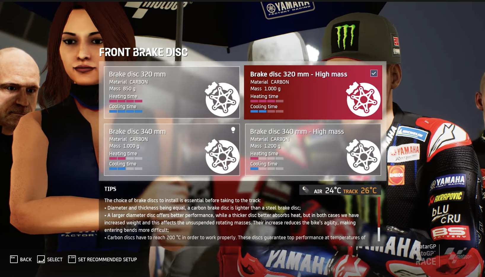 MotoGP 21 Gameplay Video - Brake Temperature Feature
