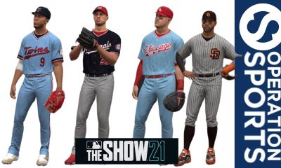 MLB The Show 21 all uniforms