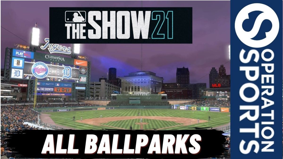 MLB The Show 21 all stadiums