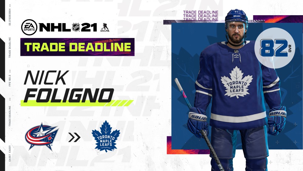 NHL 21 trade deadline - 2