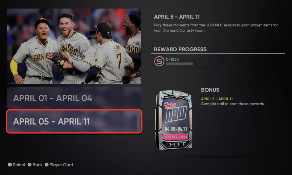 MLB The Show 21: Topps Now April (So Far) - Operation Sports