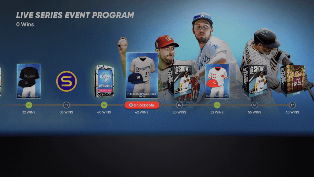 Live Series Event Rewards