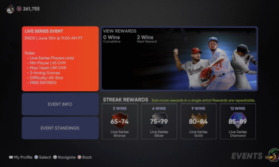 MLB The Show 21 Live Series Event