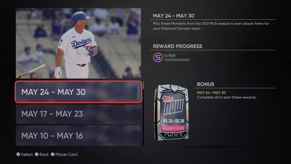 Topps Now May Week 5 Moments