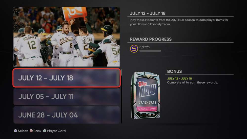 Topps Now July Week 3 moments