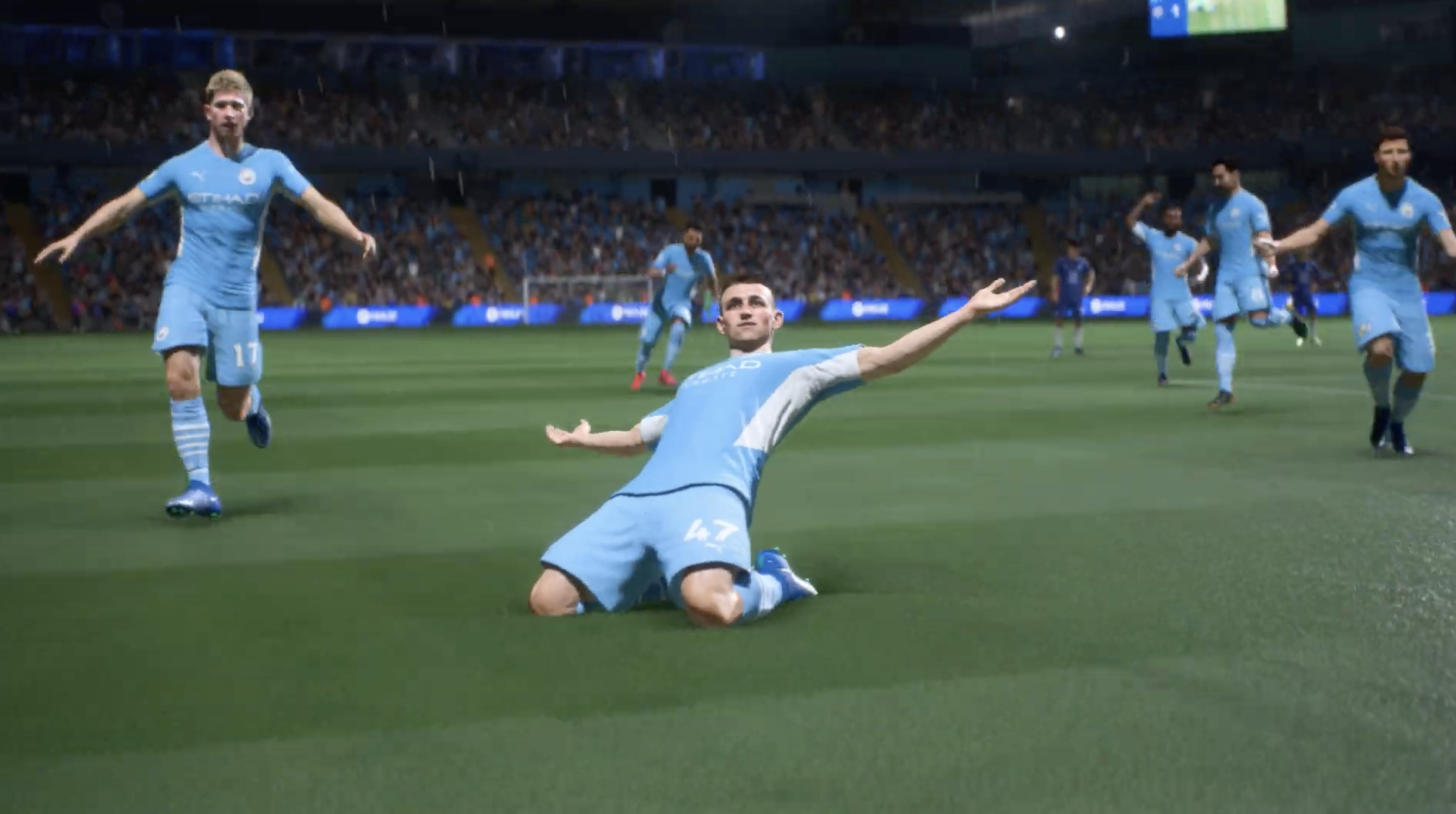 FIFA 22 Gameplay on PS4 Slim 