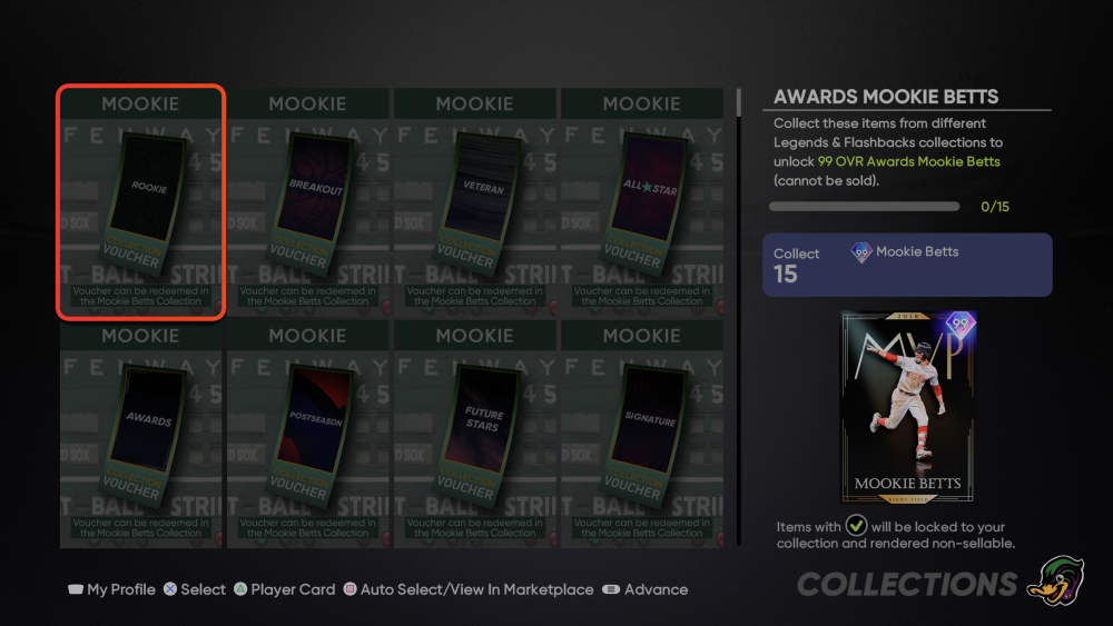 Awards Mookie Betts Collection cost