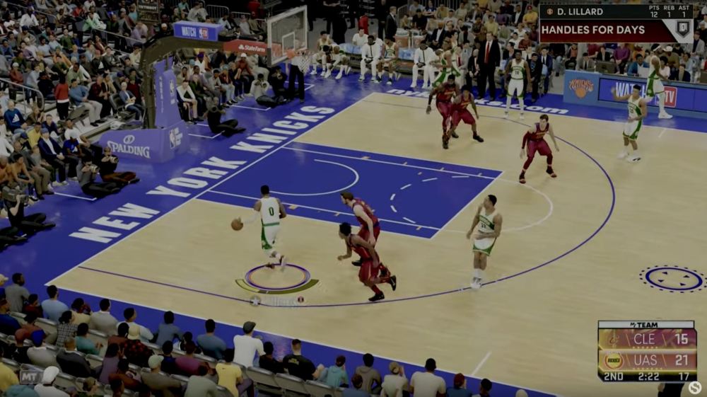 NBA 2K22 pick and roll defense 1