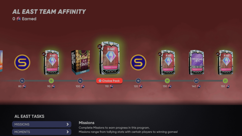 Team Affinity Season 4 rewards