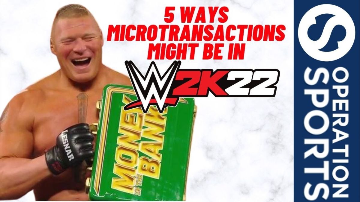 WWE 2K22 microtransactions