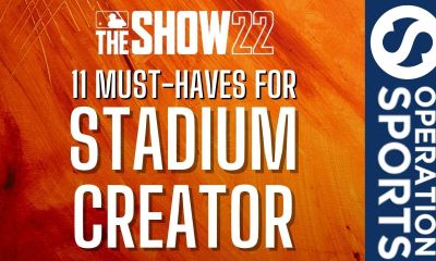 MLB The Show 22 Stadium Creator wishlist