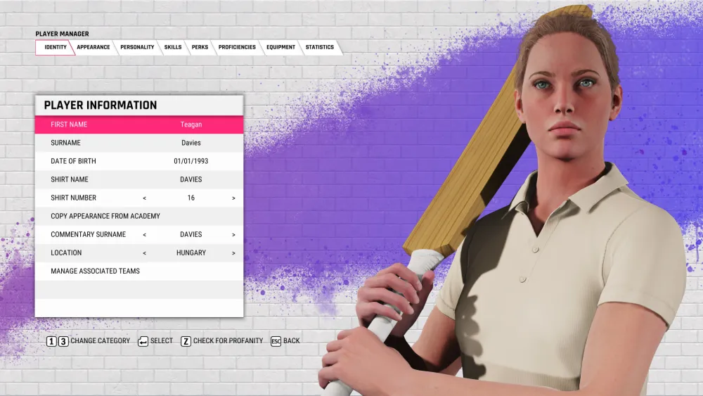 Cricket 22 Academy Creation Tools