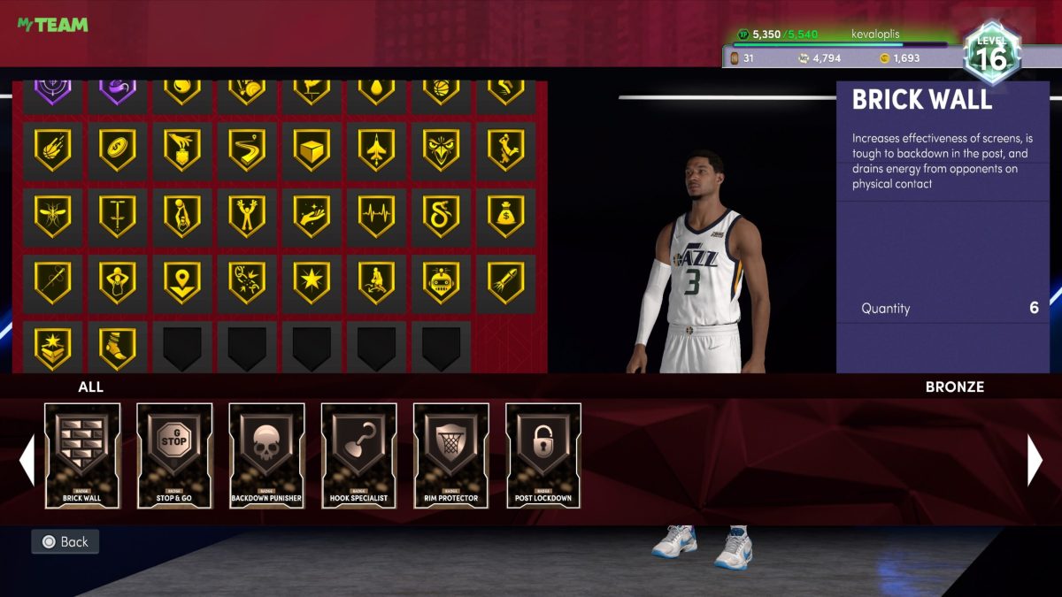 NBA 2K22 Fake Badges