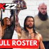 WWE 2K22 roster and ratings