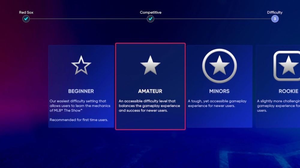 MLB The Show 22 Difficulty Settings