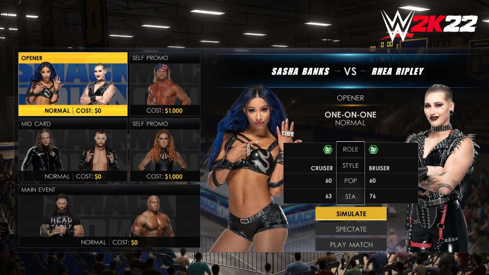 WWE 2K22 Ratings: Roster revealed including DLC and Unlockable