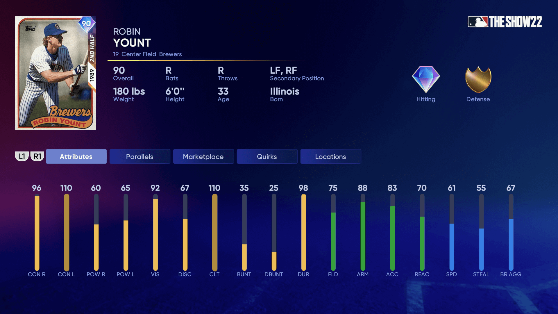 robin yount stats