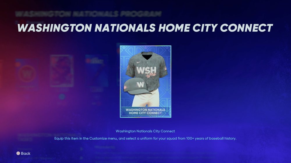 Washington Nationals Nike City Connect