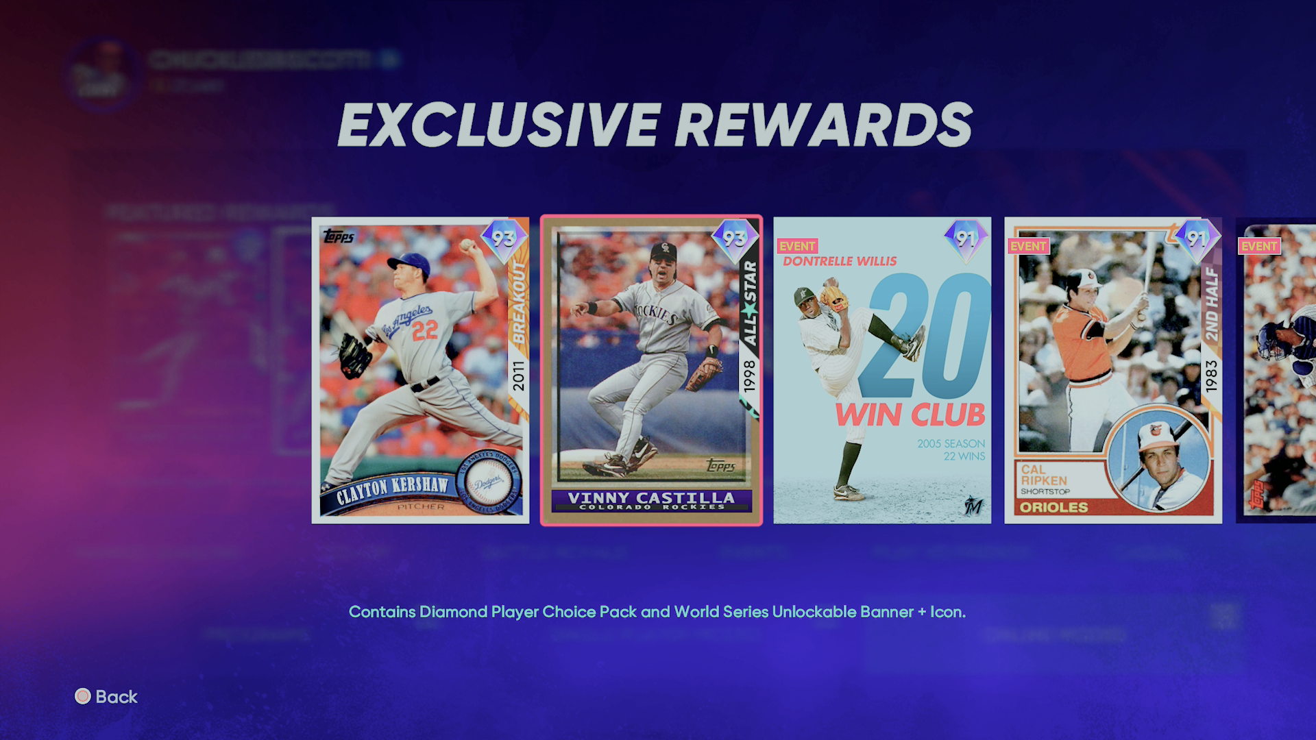 Diamond Dynasty Ranked Seasons 2 Delivers Kershaw and Castilla