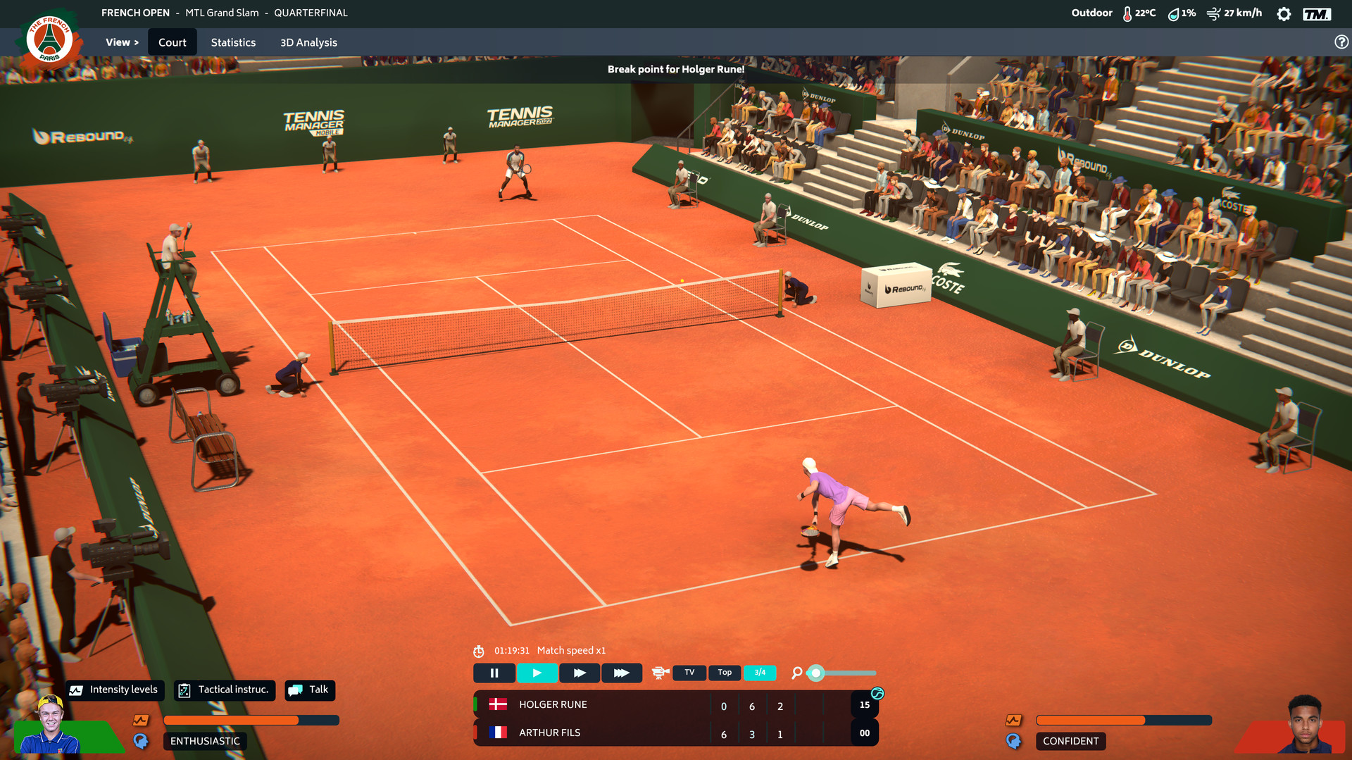 Tennis Manager 2022 Available Today