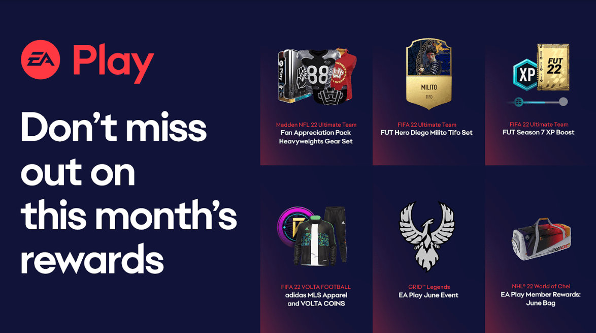 EA Play Member Only June Rewards