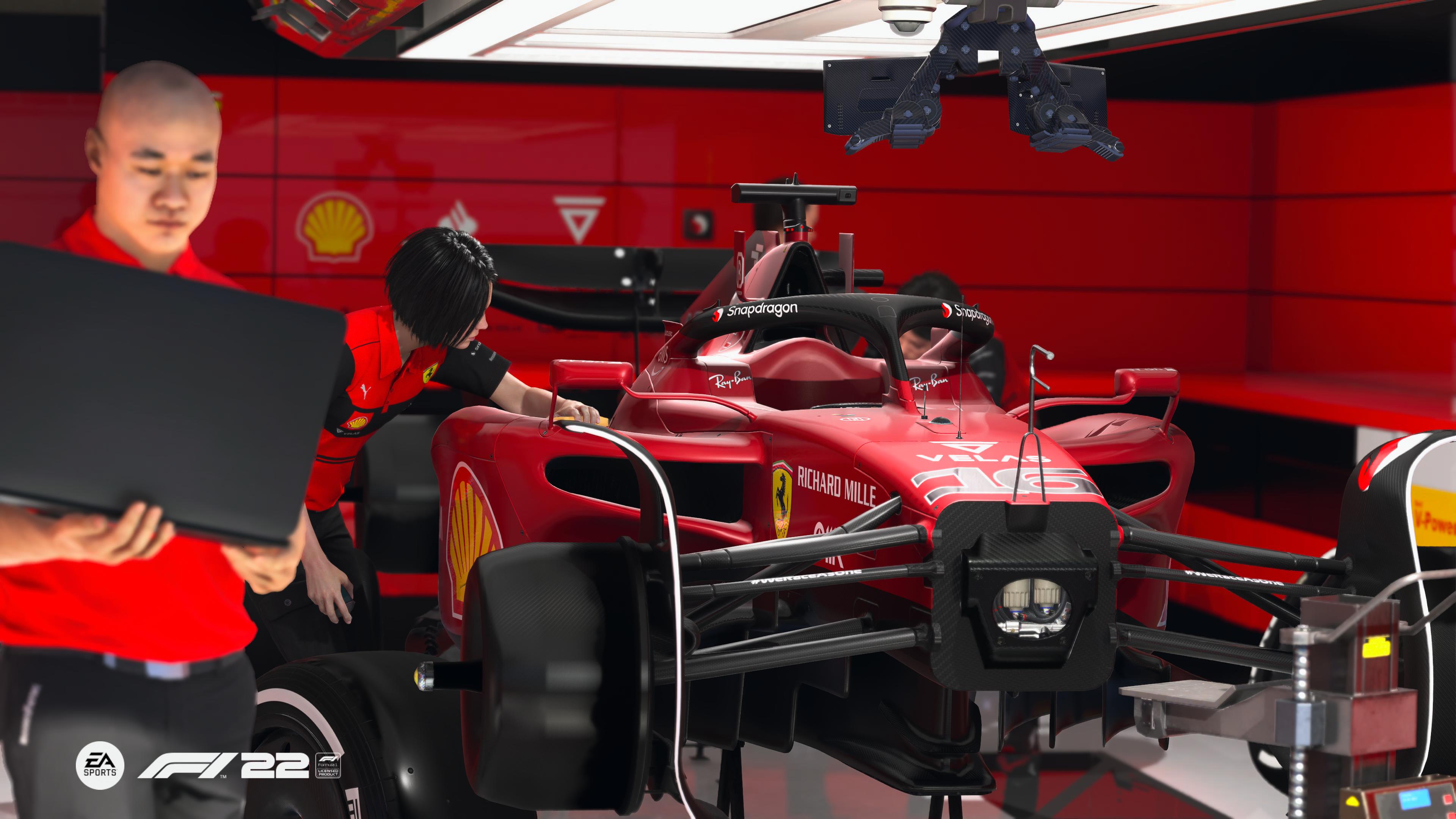 The F1 22 game now has more life-like liveries and car models