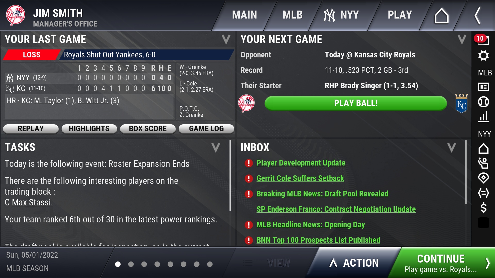 OOTP Baseball Go 23 Available For iOS and Android Devices