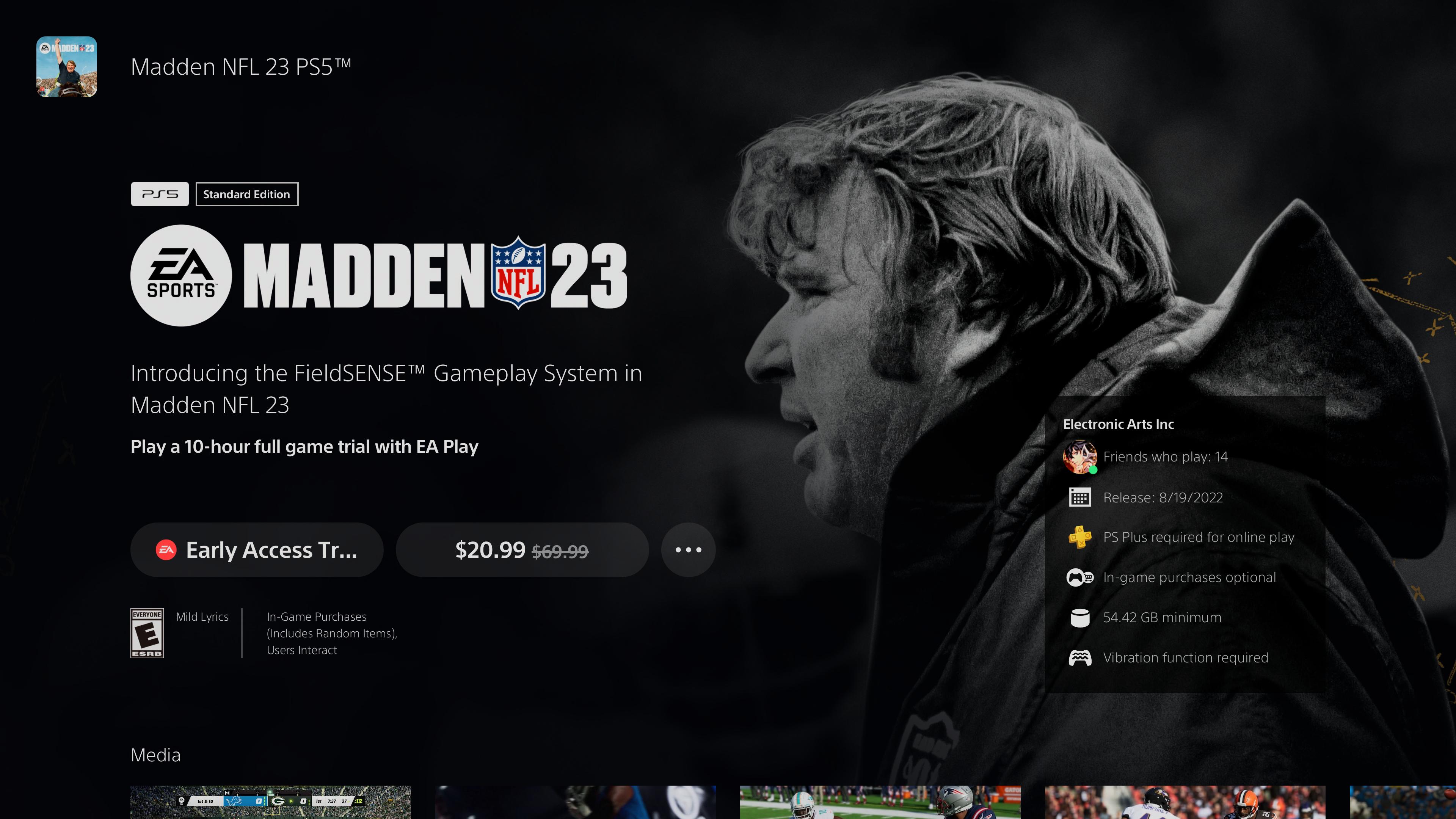 release date of madden 23