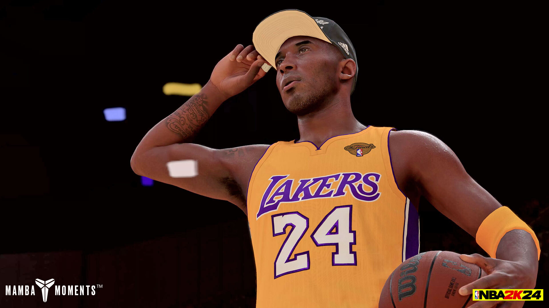 NBA 2K24 Los Angeles Lakers Kobe Bryant Baseball Jersey