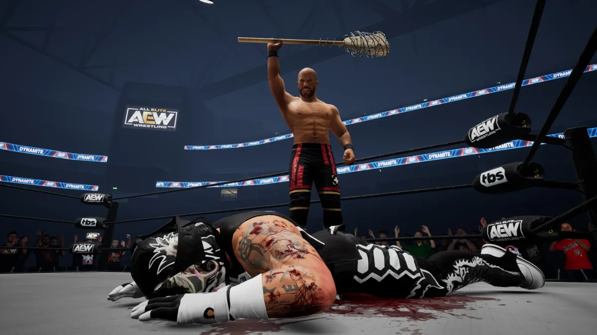 aew fight forever giant swing in the ring